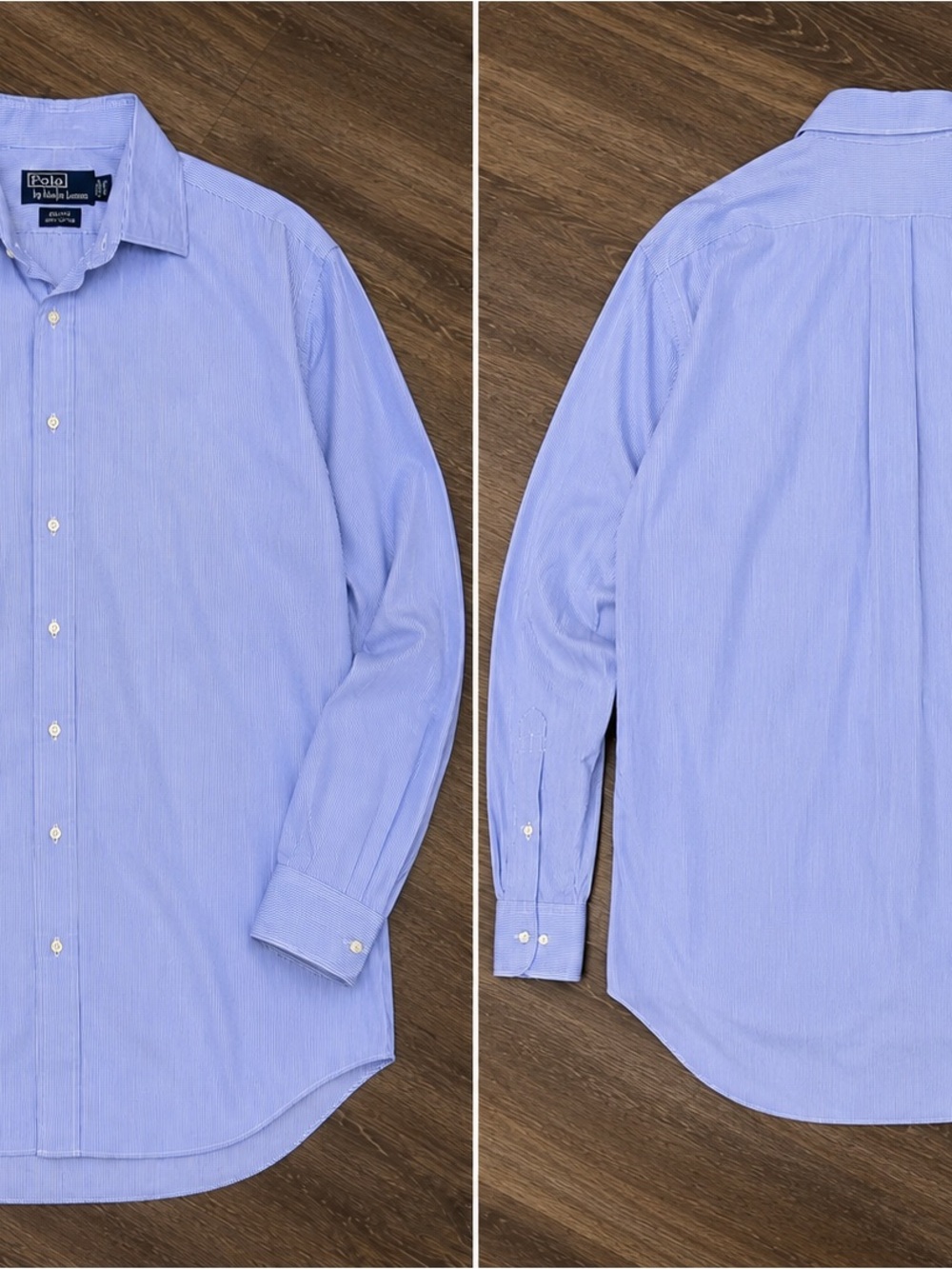 Polo by Ralph Lauren Blue Men’s Button-Front Dress Shirt
